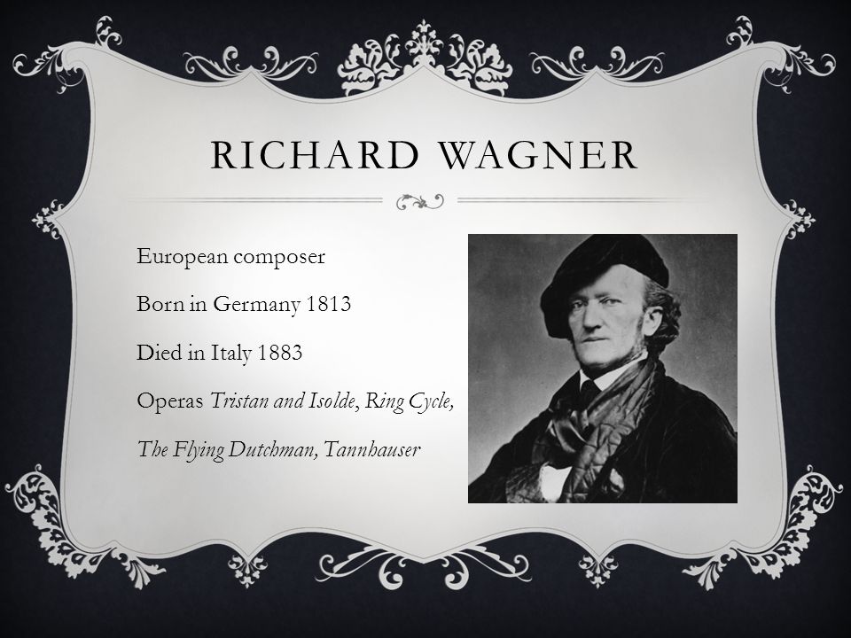 richard wagner composer biography