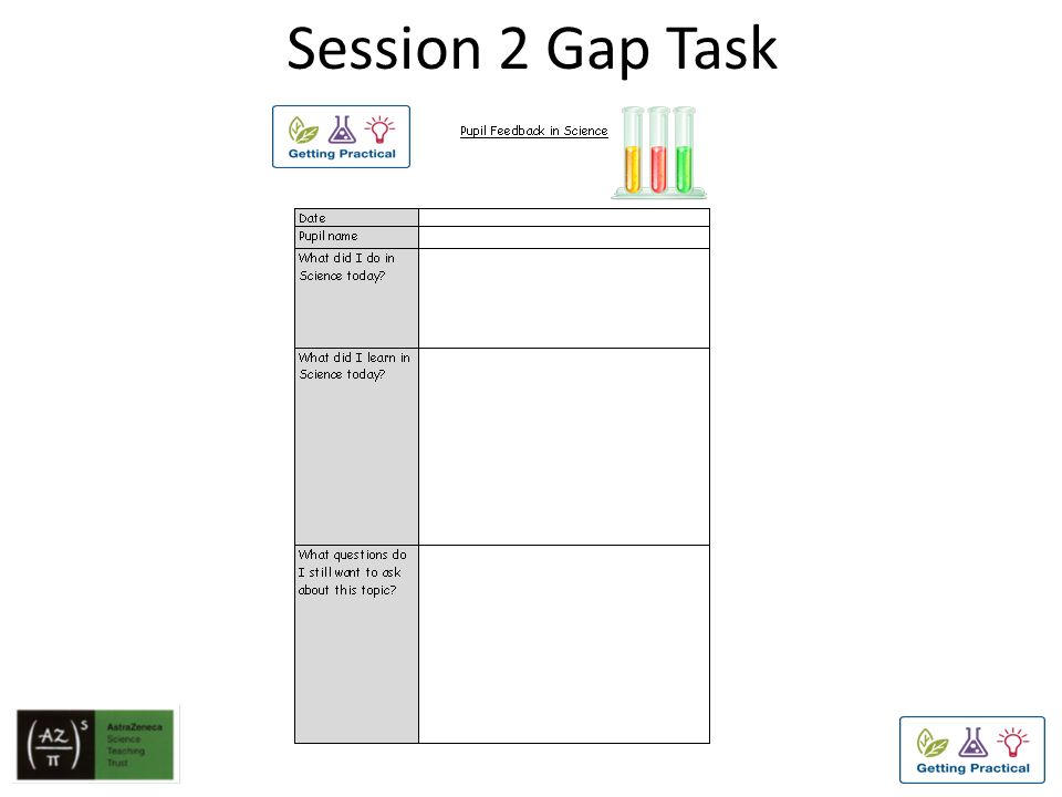Session 2 Gap Task