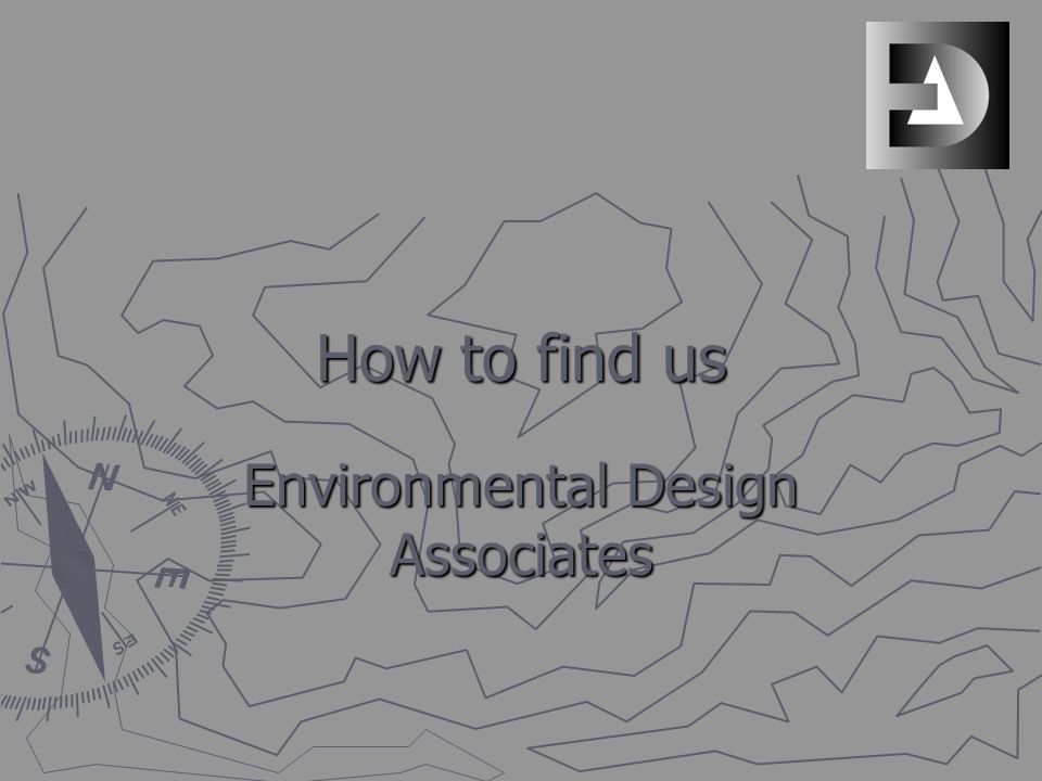 How to find us Environmental Design Associates