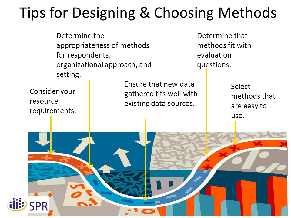 7 Tips for Designing & Choosing Methods Consider your resource requirements.
