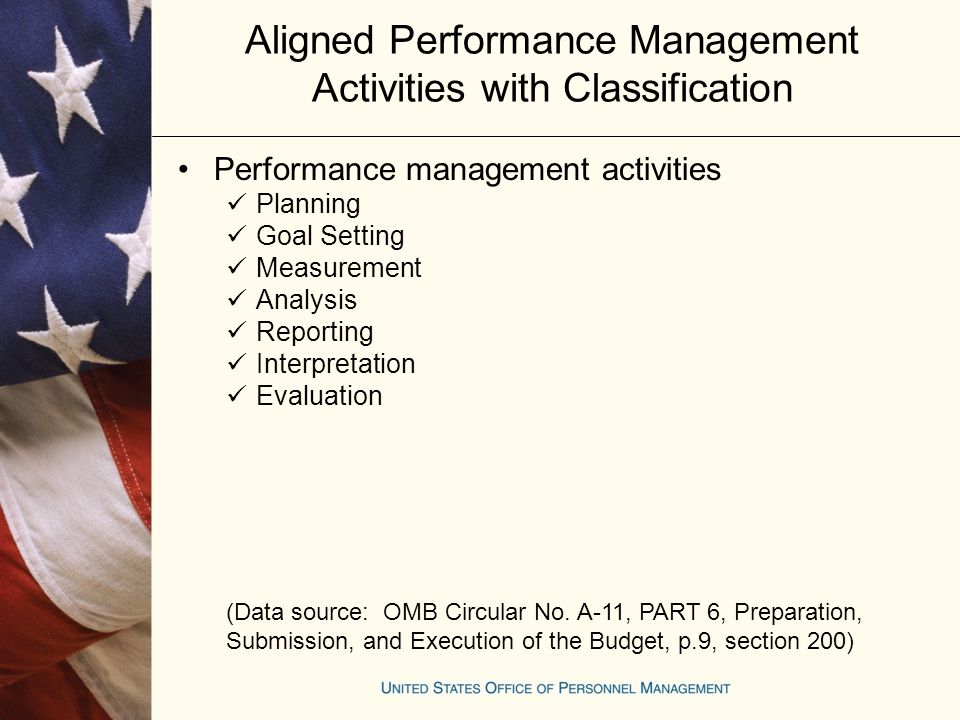 OPM's Classification Recommendation for Performance Analyst Work April  Davis Manager, Classification and Assessment Policy Office of Personnel  Management. - ppt download