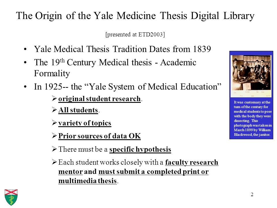 medicine thesis topics