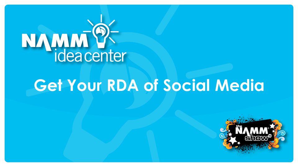 Get Your RDA of Social Media