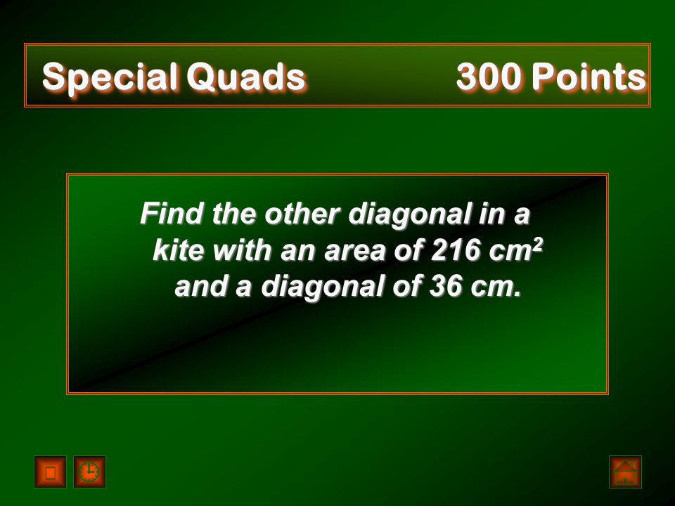 A = 3y y - 7 Special Quads 200 Points