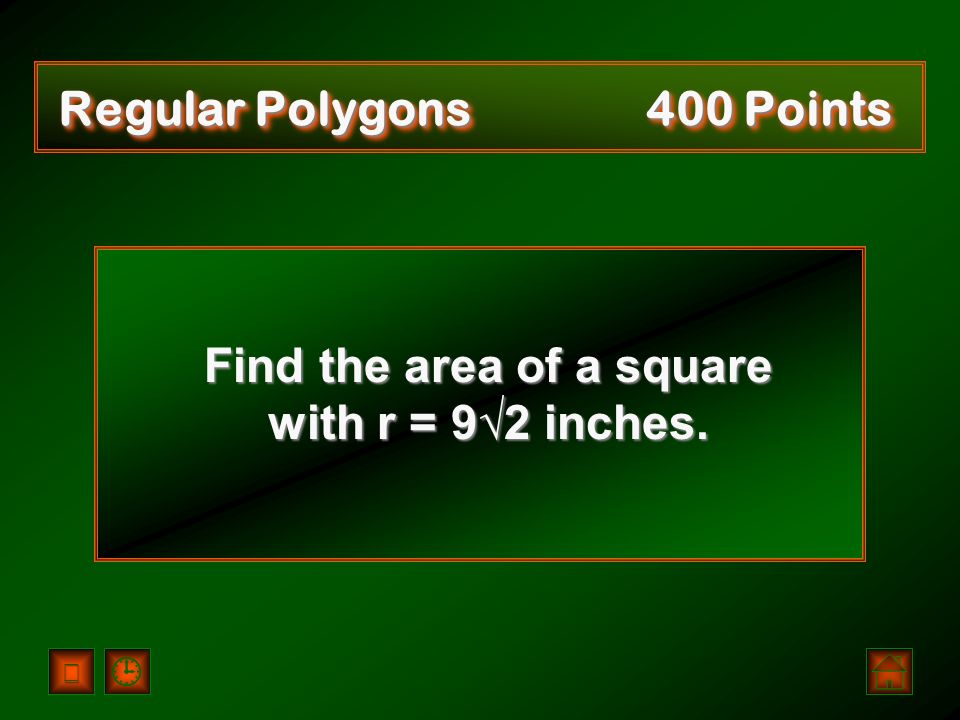 Regular Polygons 300 Points A = 75√3