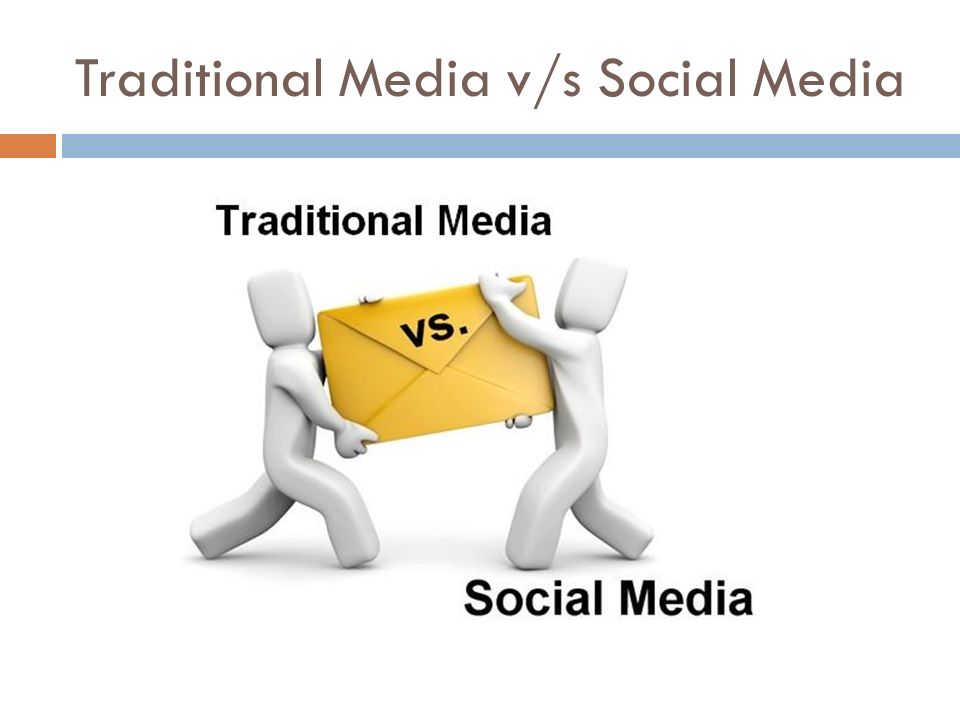 Traditional Media v/s Social Media