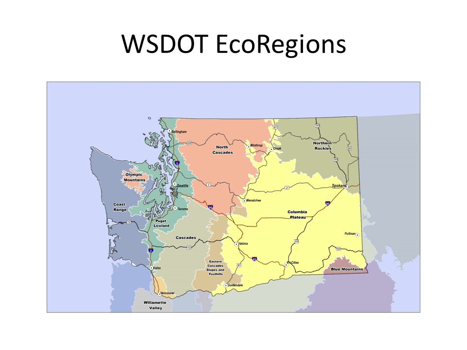 WSDOT EcoRegions