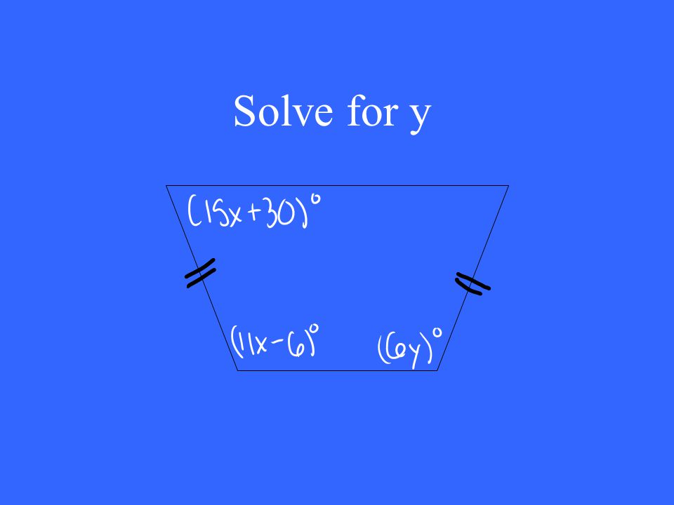 Solve for y