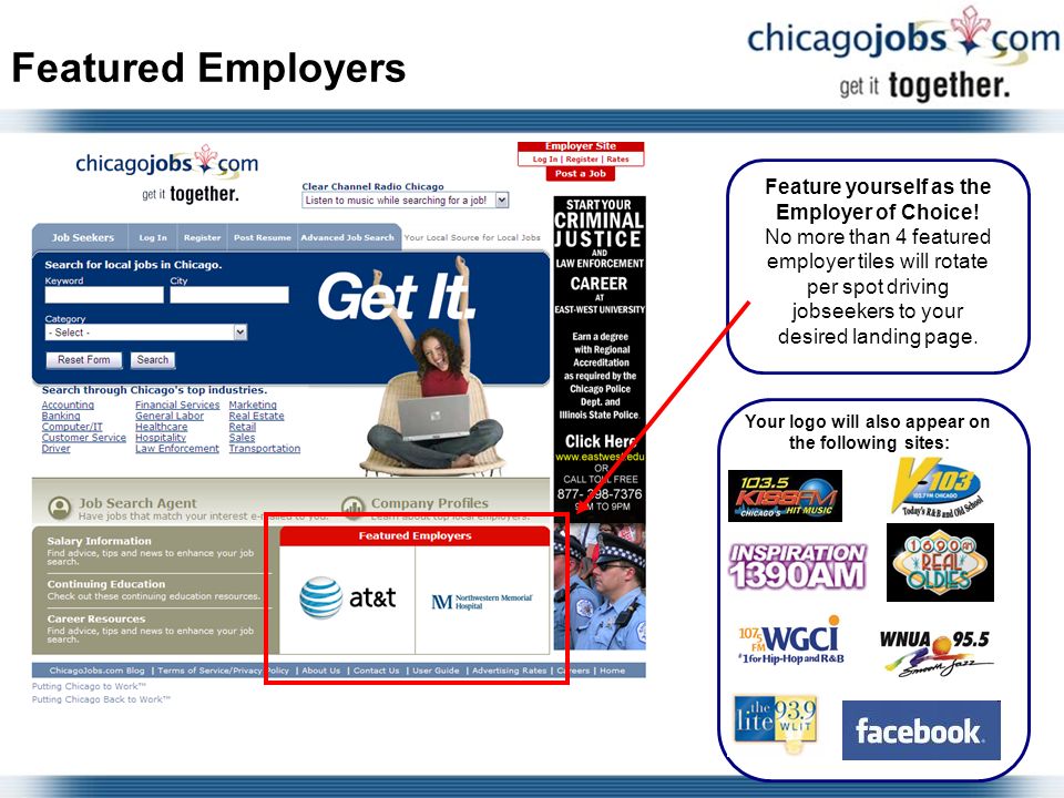 Featured Employers Feature yourself as the Employer of Choice.
