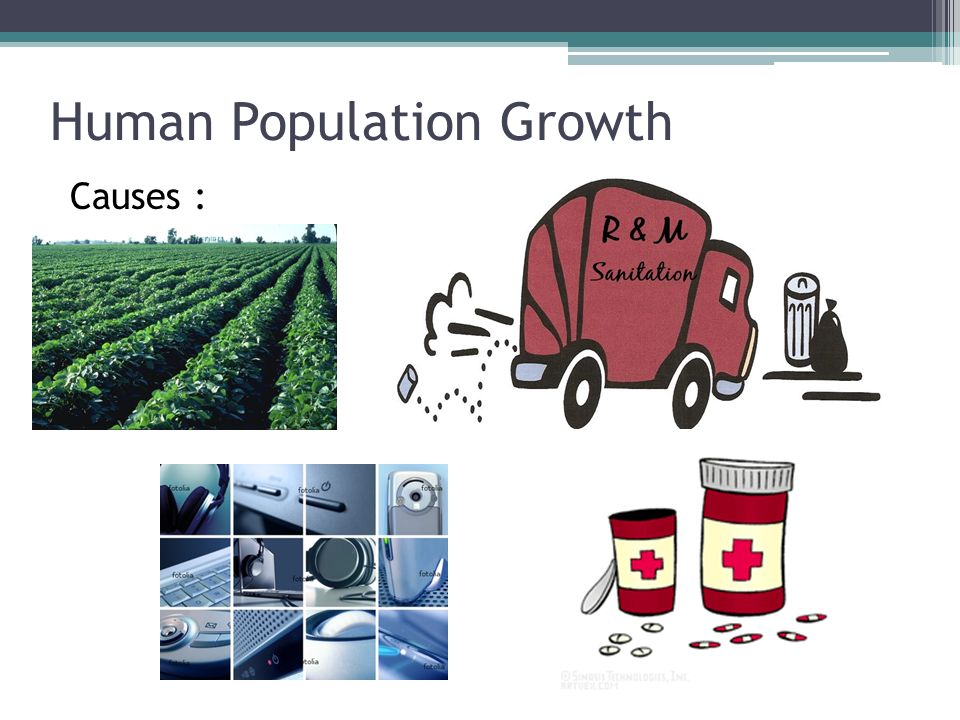 Human Population Growth Causes :