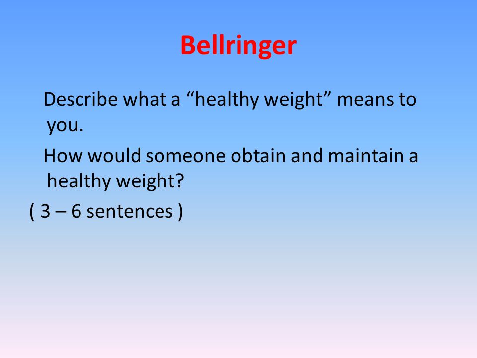 Weight meaning
