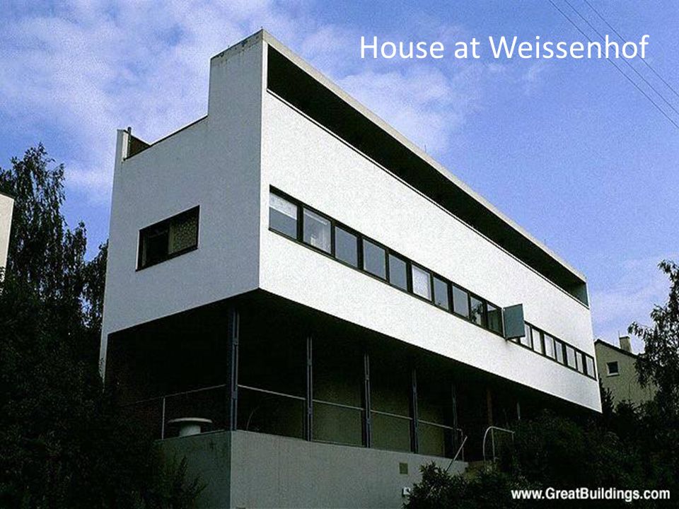 House at Weissenhof