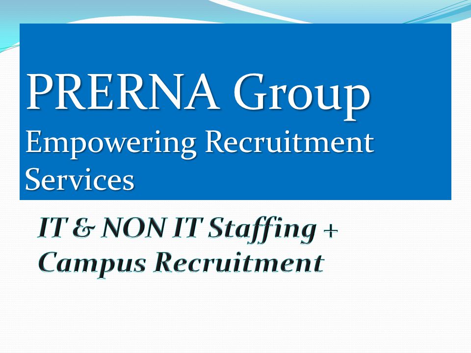 PRERNA Group Empowering Recruitment Services