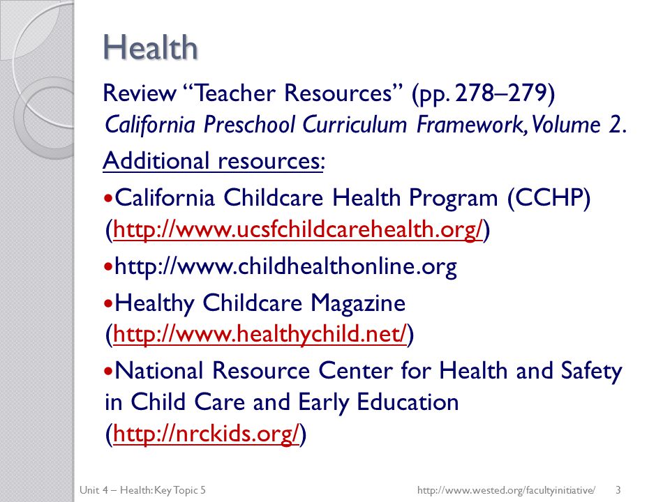 Health Review Teacher Resources (pp.