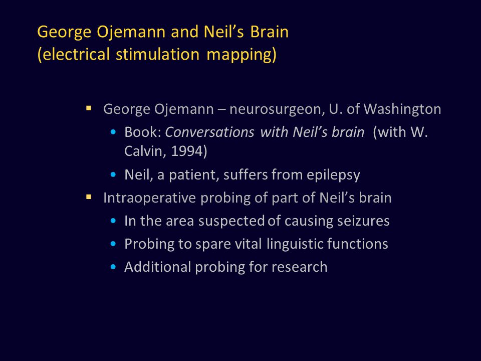 Brain Mapping and Functional Brain Imaging Ling 411 – ppt download