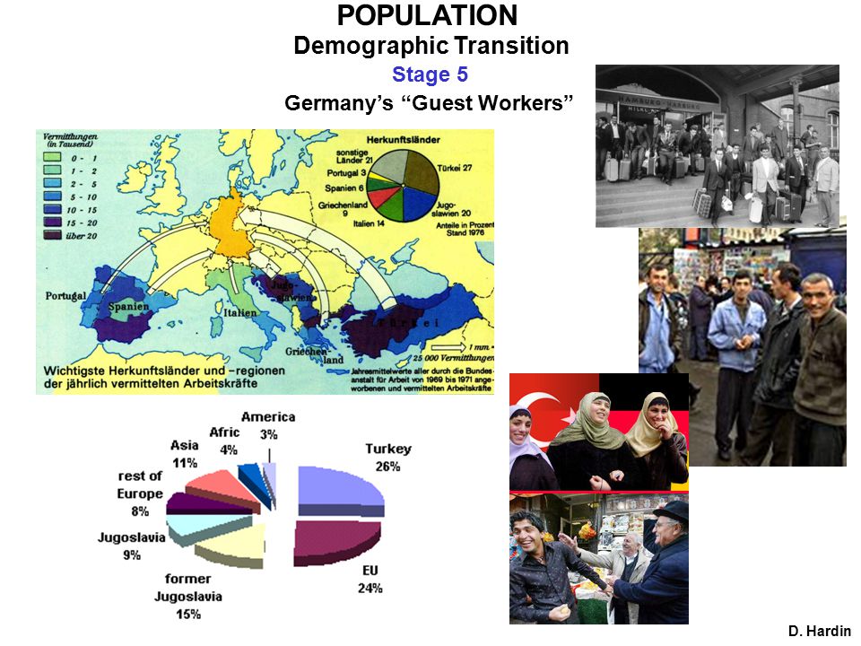 POPULATION Demographic Transition D. Hardin Germany’s Guest Workers Stage 5