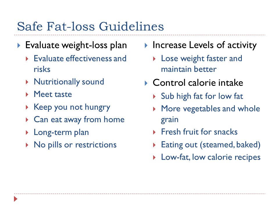 fat loss plan