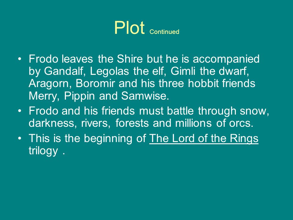 bloem Cordelia limiet The Fellowship of the Ring Written By: J.R.R. Tolkien. - ppt download