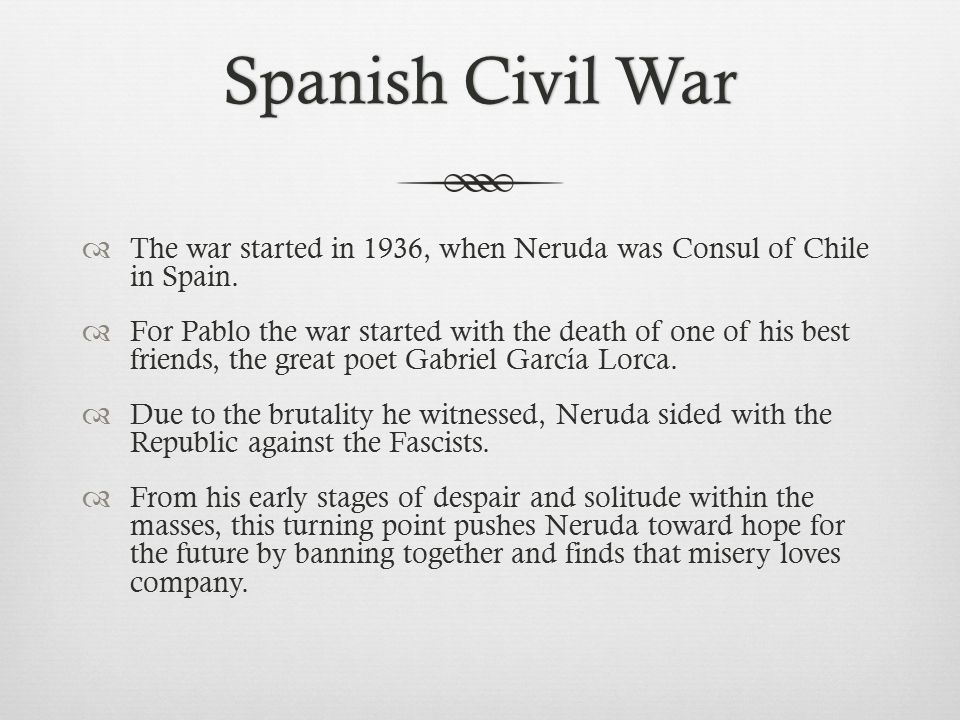 the way spain was by pablo neruda