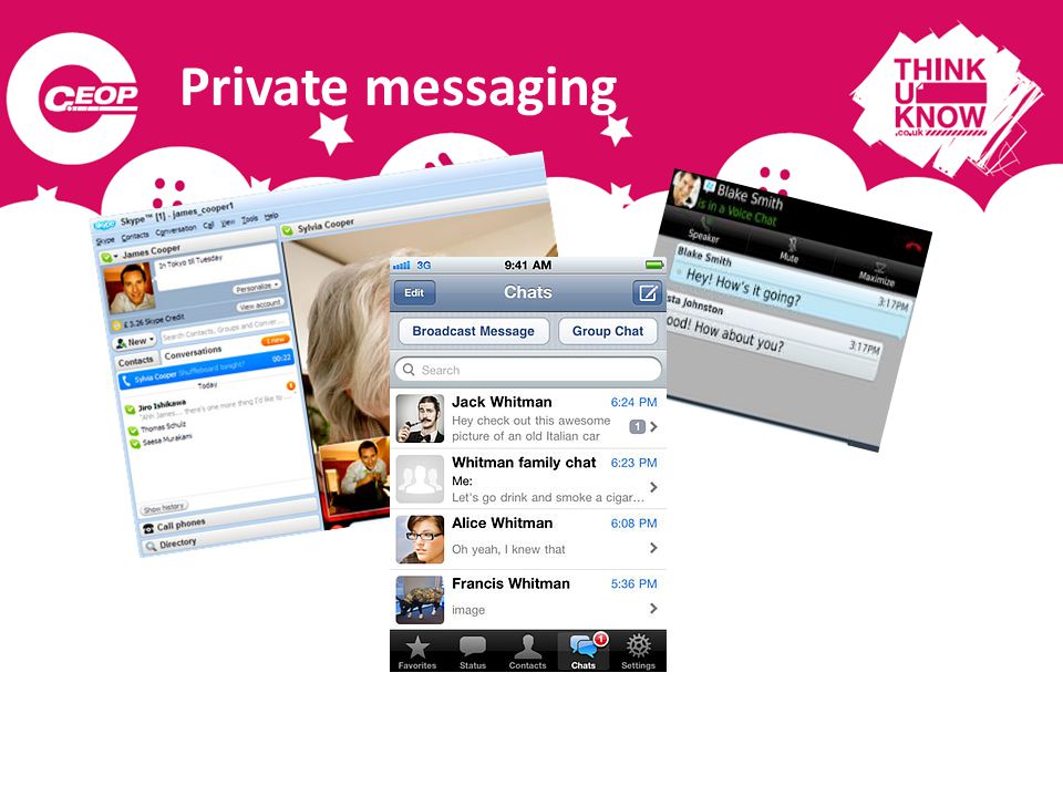 Private messaging