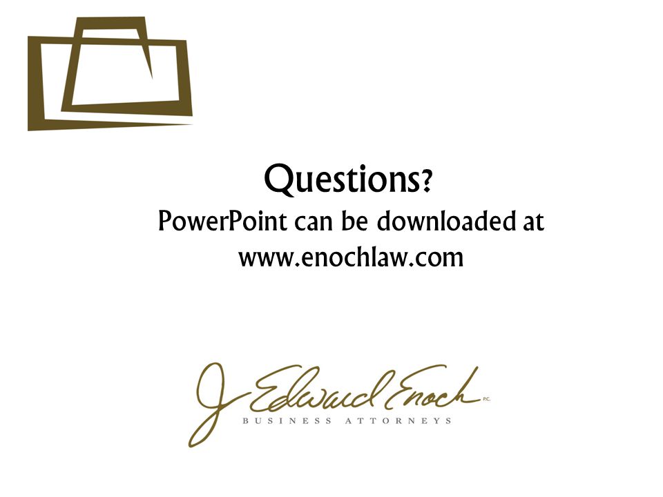 Questions PowerPoint can be downloaded at