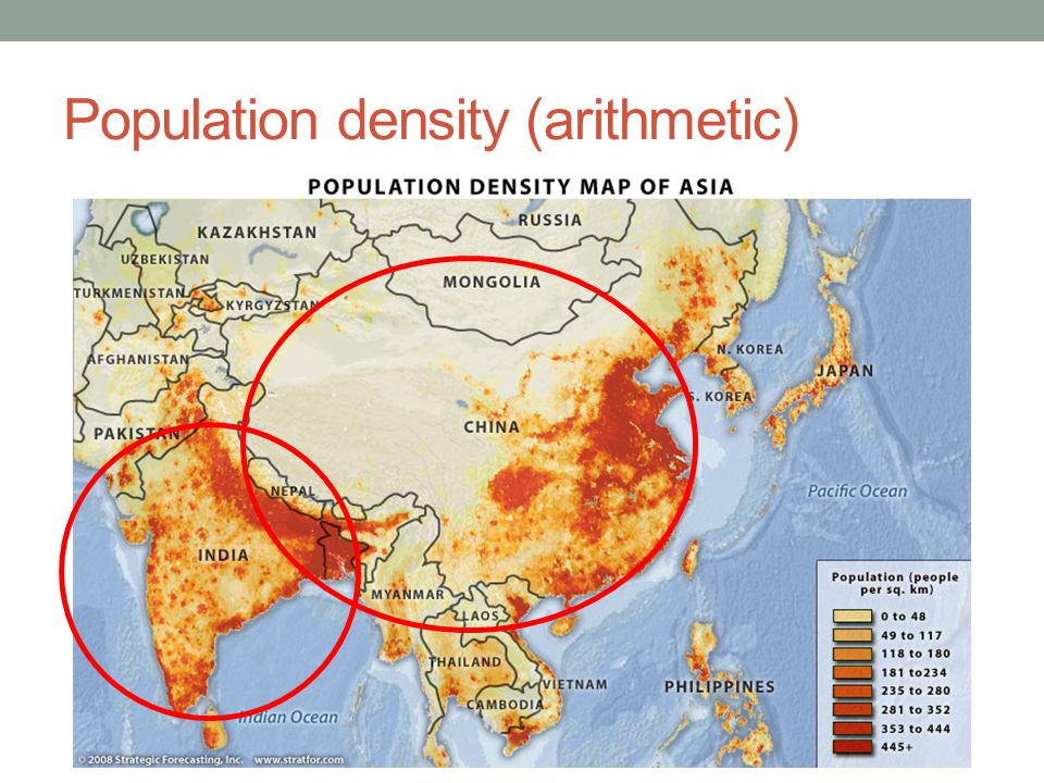 Population density (arithmetic)