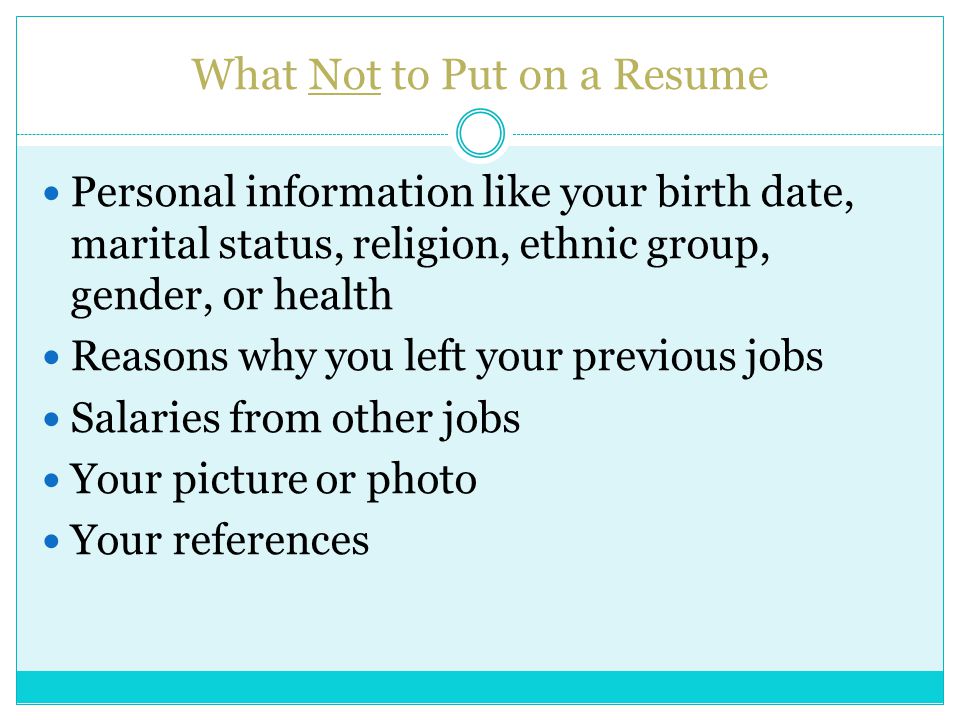 by career services resume writing basics why you need a marital status resumes