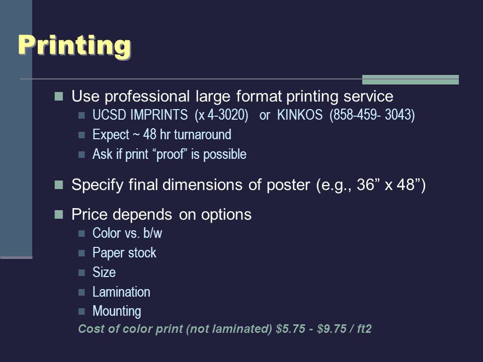 kinkos poster sizes