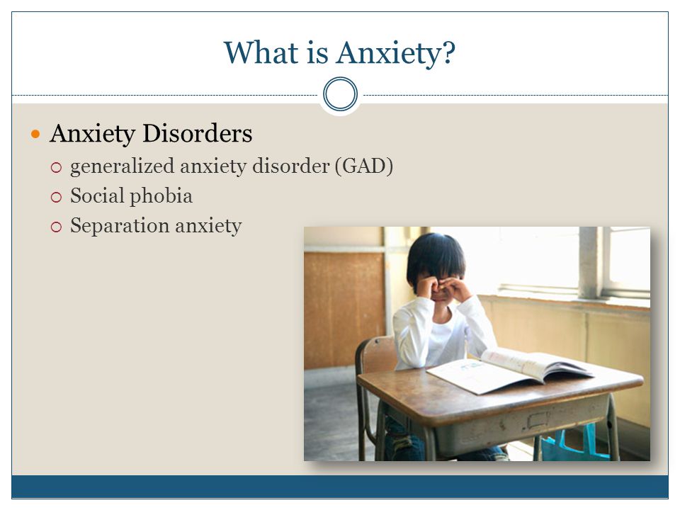 What is Anxiety.
