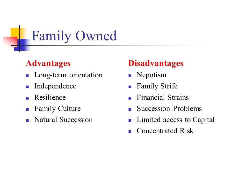 advantages and disadvantages of nepotism