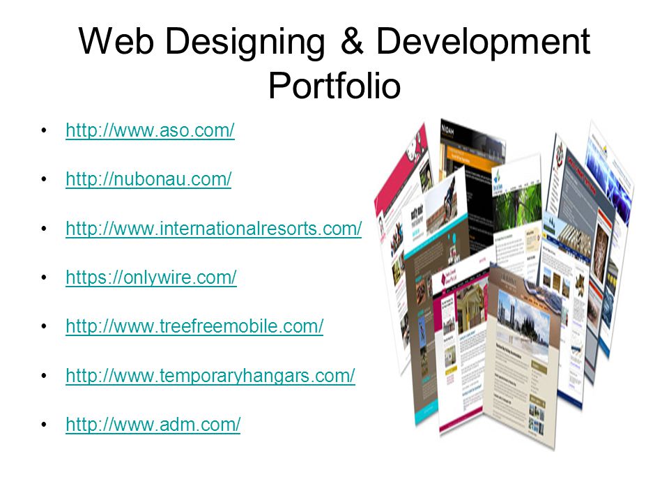 Web Designing & Development Portfolio