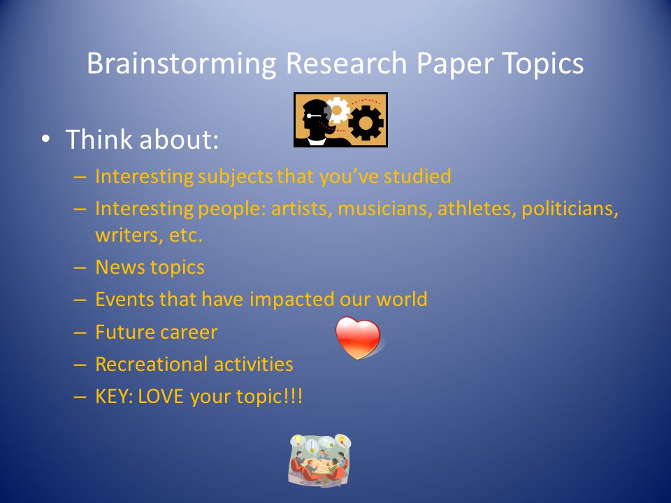 term paper ideas