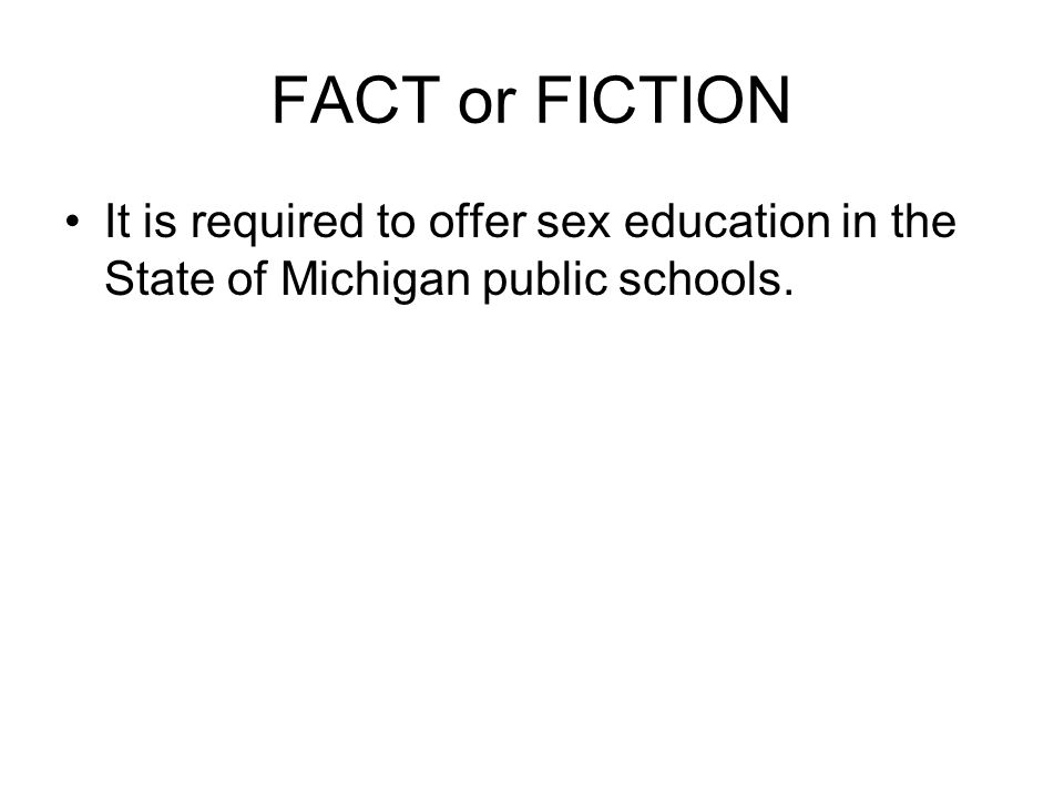 sex education in public schools facts
