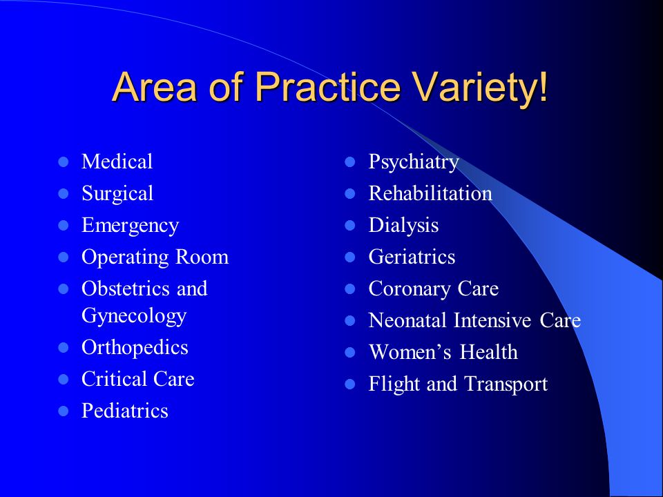 Area of Practice Variety.