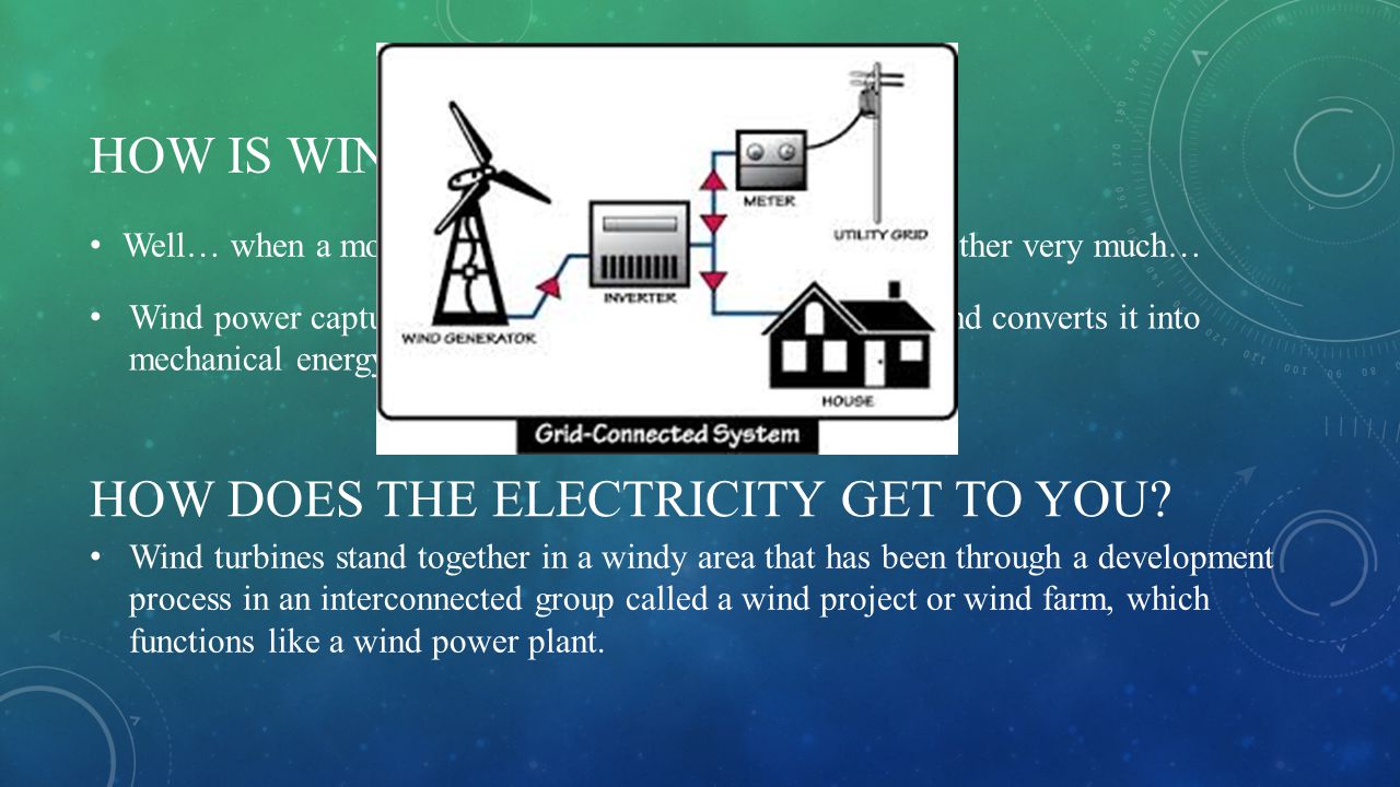 HOW IS WIND ENERGY CREATED.