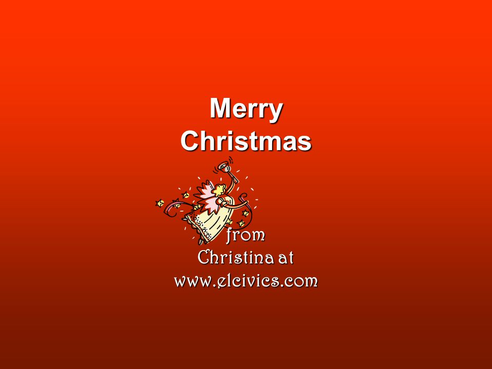Merry Christmas from Christina at