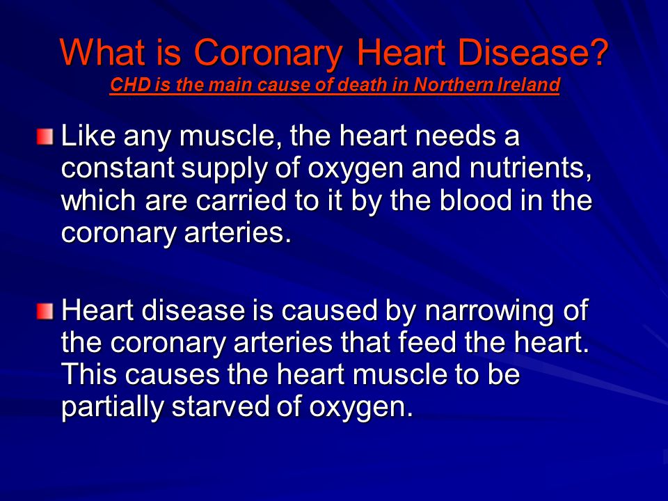 What is Coronary Heart Disease.