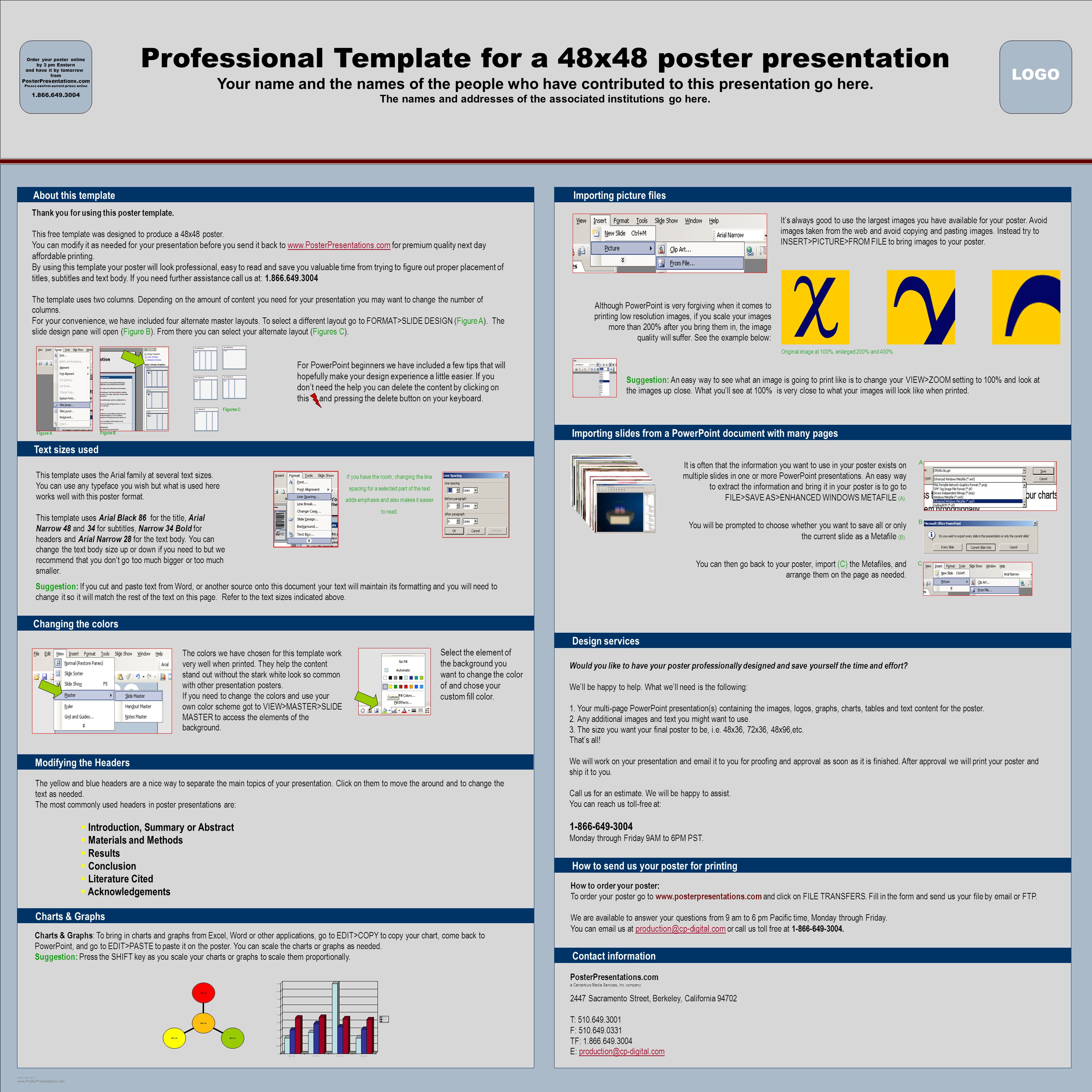 poster template by professional template for a 48x48 poster professional poster template