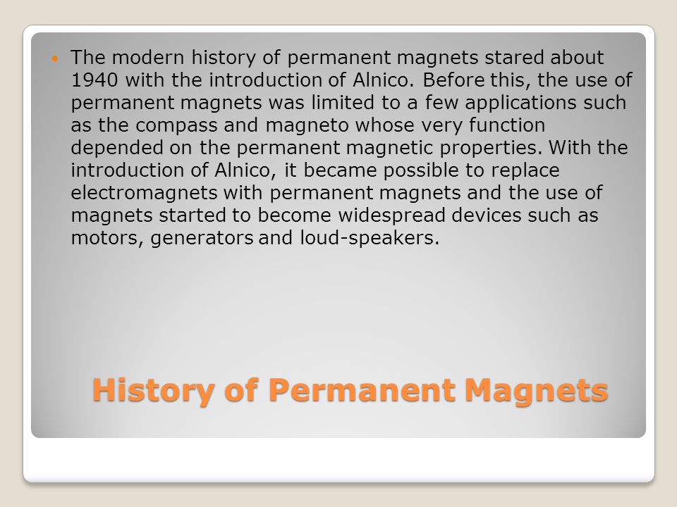 Permanent-magnet generators Brief Introduction - Knowledge