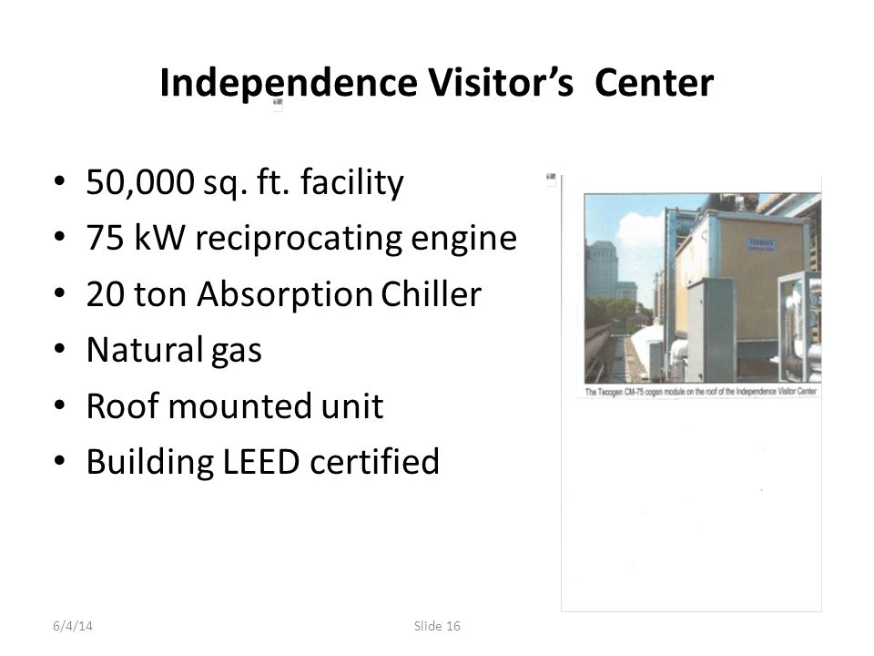 Independence Visitor’s Center 6/4/14Slide 16 50,000 sq.