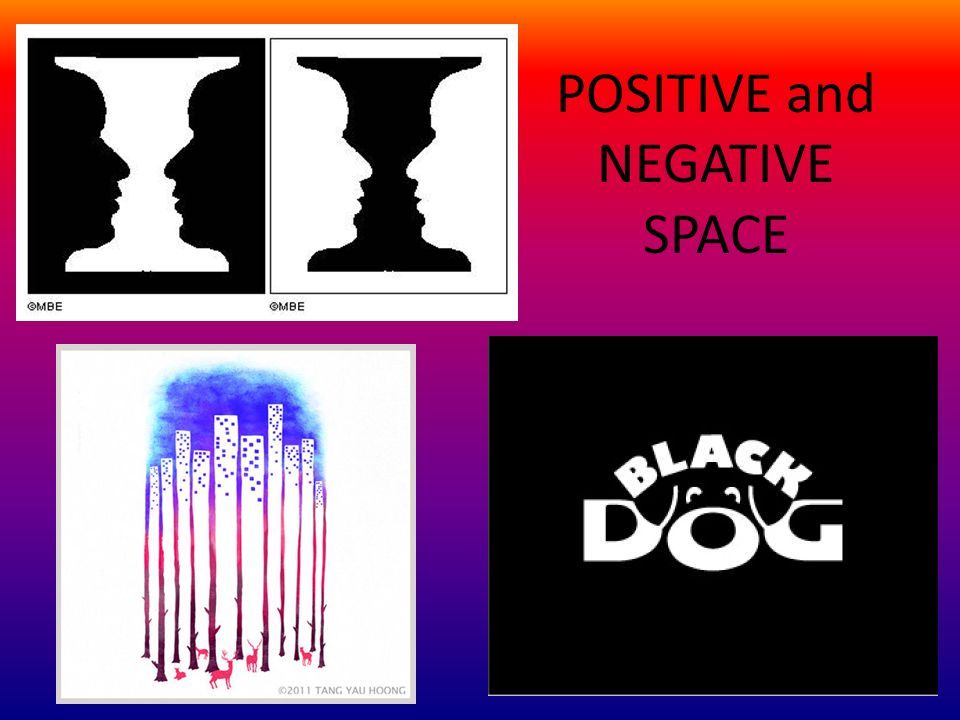 POSITIVE and NEGATIVE SPACE