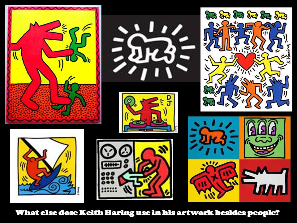 Keith Haring Master Pieces! Who can describe some of these pictures