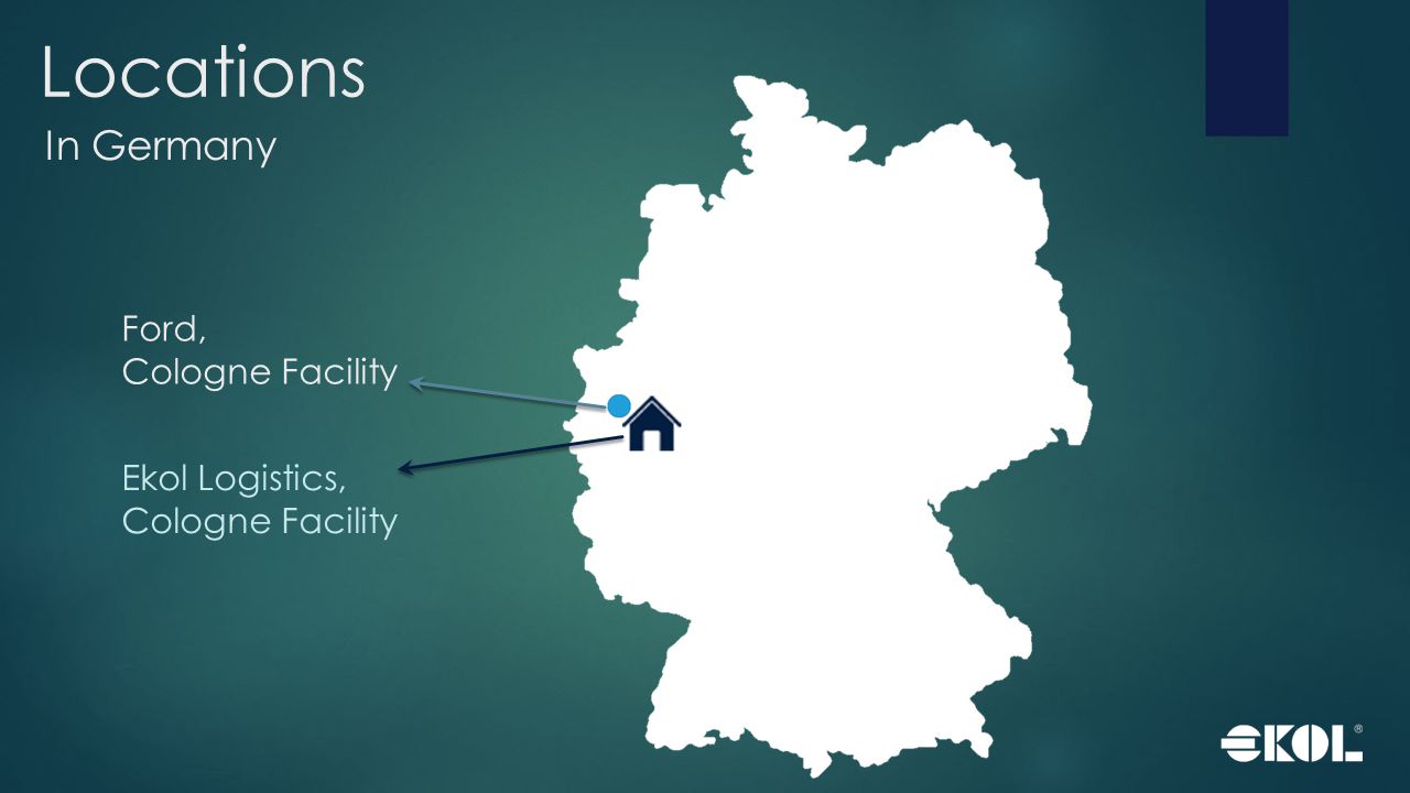 Locations In Germany Ekol Logistics, Cologne Facility Ford, Cologne Facility
