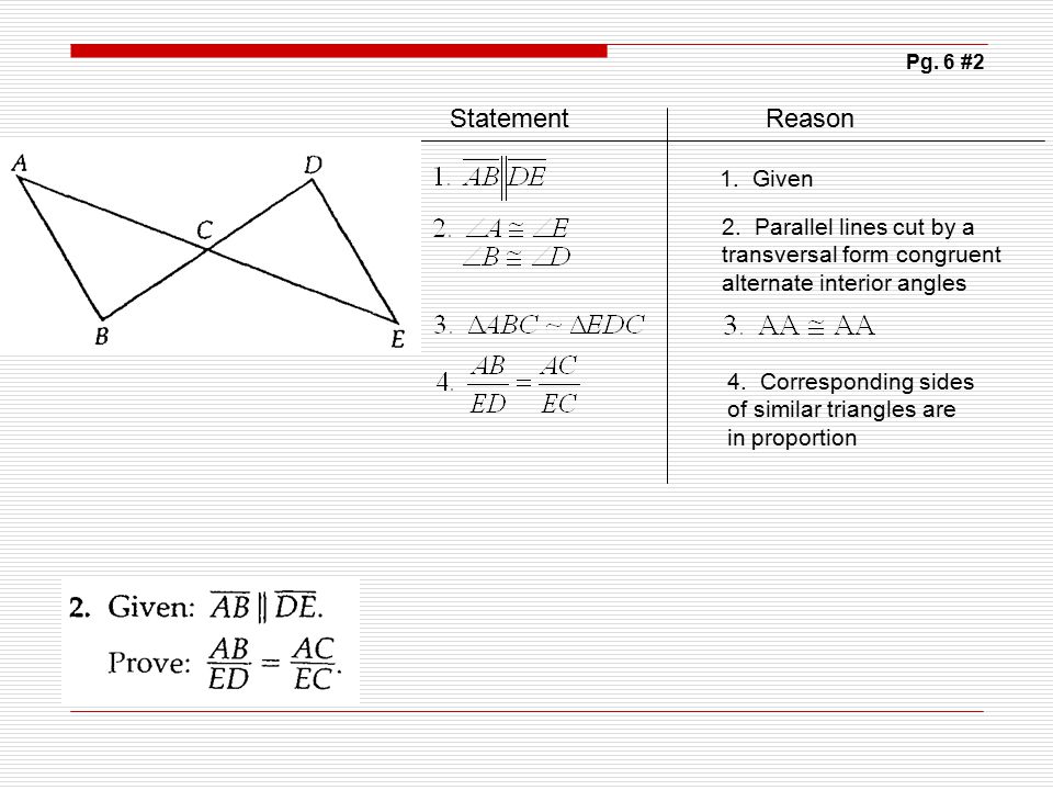Similar Triangle Proofs Page 5 7 A Cb Hf E Similar Triangle