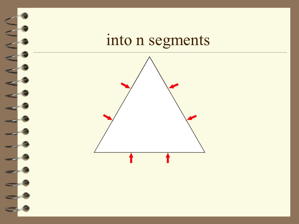into n segments