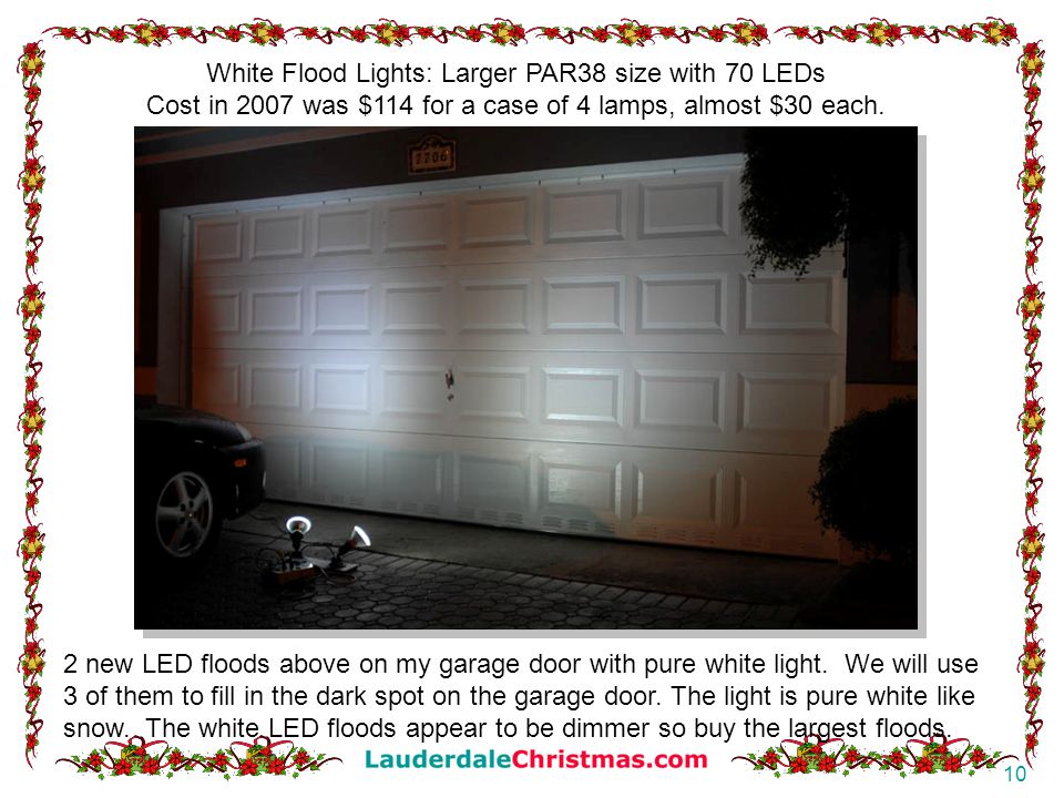 Test Comparison Of Standard Flood Lights With Led Flood