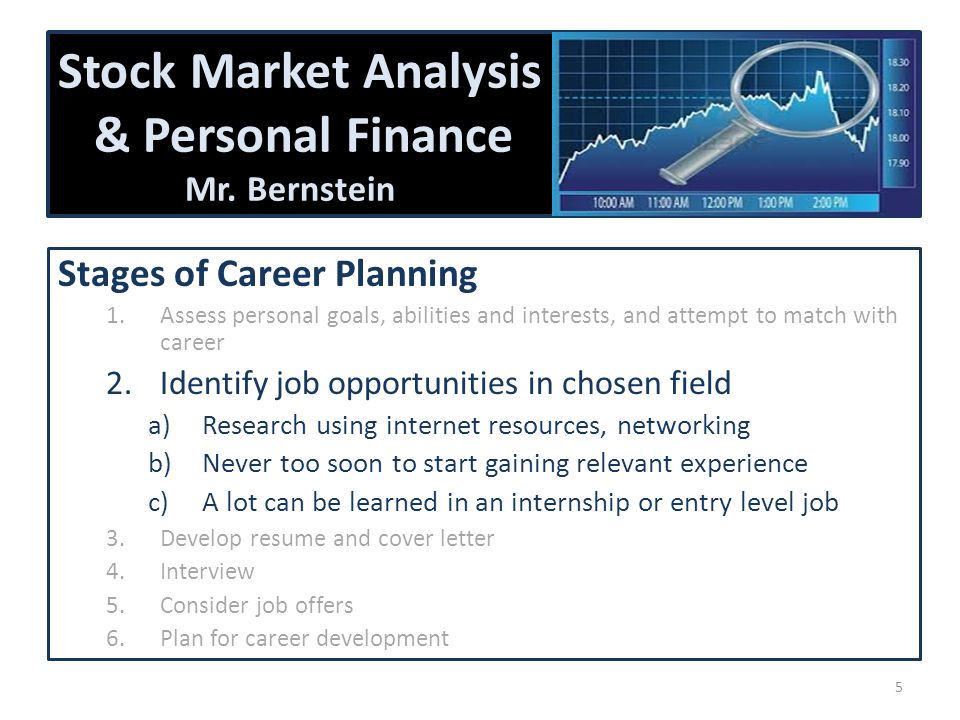 Stock Market Analysis & Personal Finance Mr.