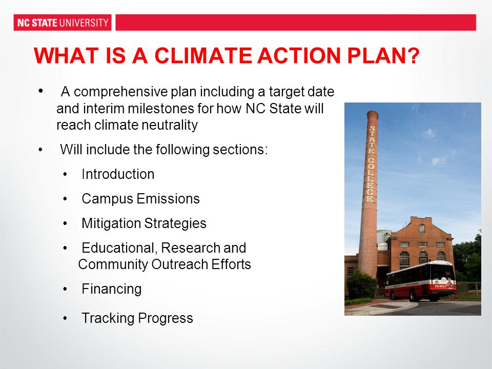 WHAT IS A CLIMATE ACTION PLAN.