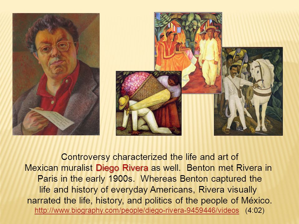 Controversy characterized the life and art of Diego Rivera Mexican muralist Diego Rivera as well.
