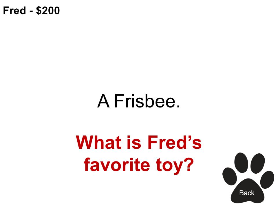 Fred is this kind of dog. What is a German Shepherd Fred - $100 Back